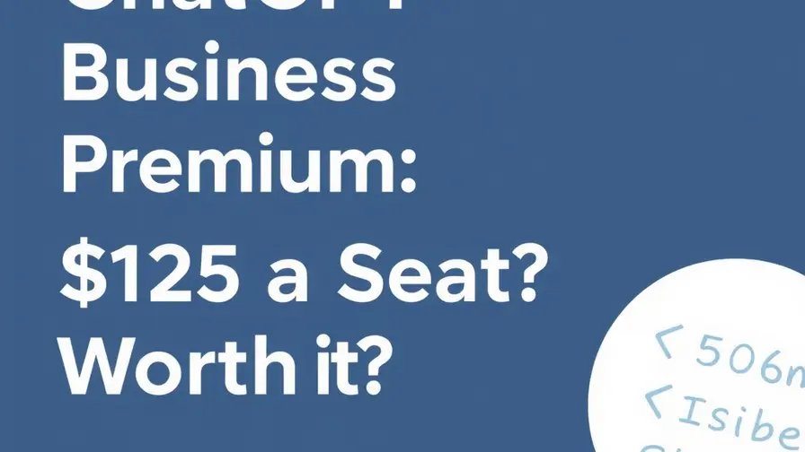 ChatGPT Business Premium and Standard seat pricing compared