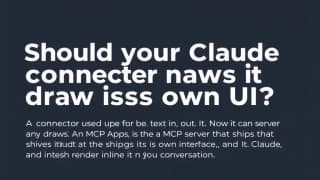 An MCP App rendering its own interactive interface inside a Claude conversation