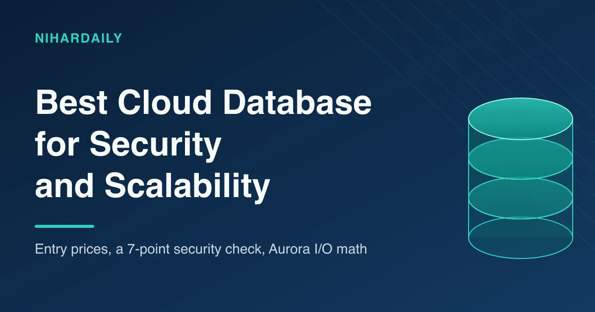 Best cloud database for security and scalability